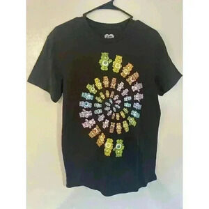 ⚡️5/$20 bundle sale⚡️ Care Bears Retro Y2K Spiral Portrait Black T-Shirt, Medium